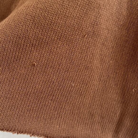 Brandy Melville Brown Cropped Sweater Vest Top Academia Knit Small - Picture 3 of 5